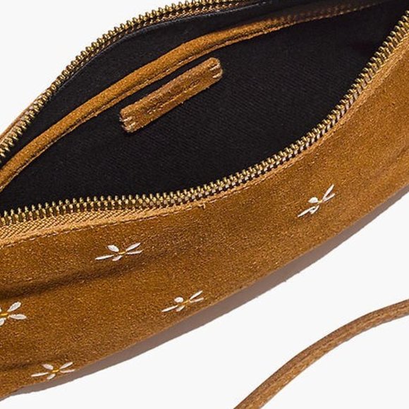 Madewell Daisy Embroidered Suede Crossbody - Picture 6 of 6